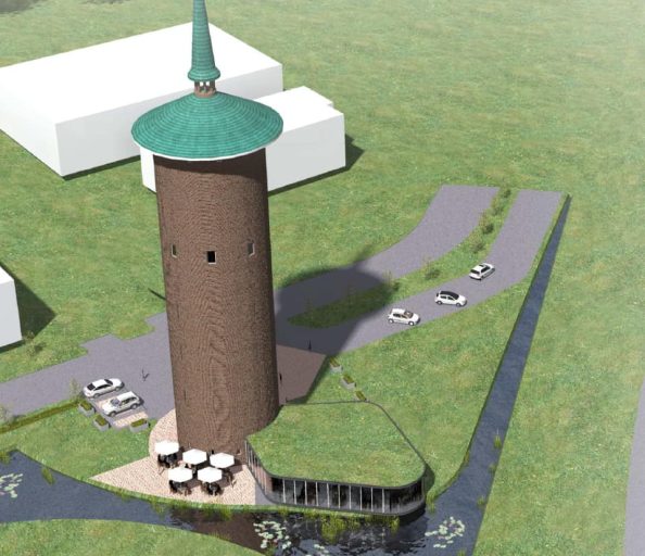 Nieuw leven voor de watertoren op Goeree-Overflakkee